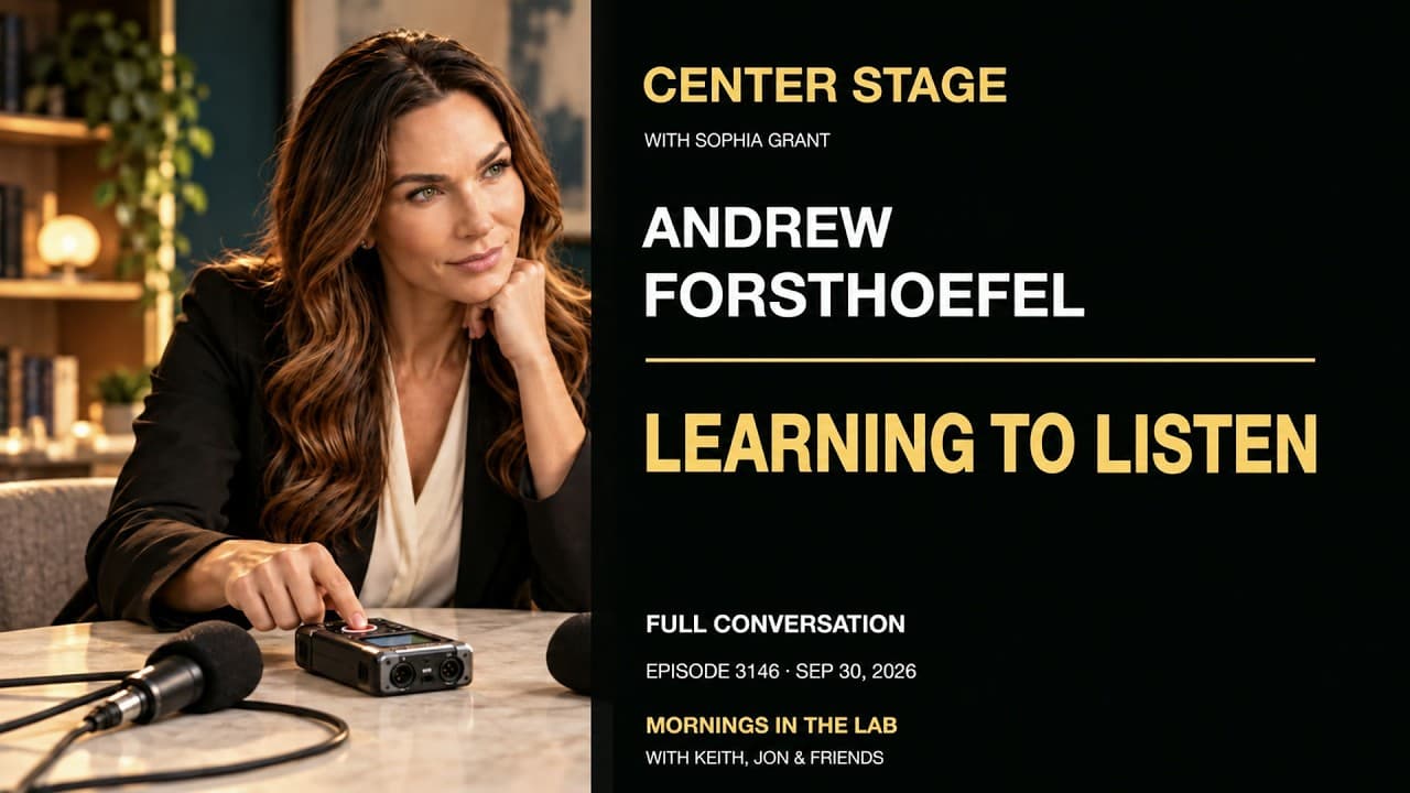 Andrew Forsthoefel | What changes when we really listen? | Center Stage