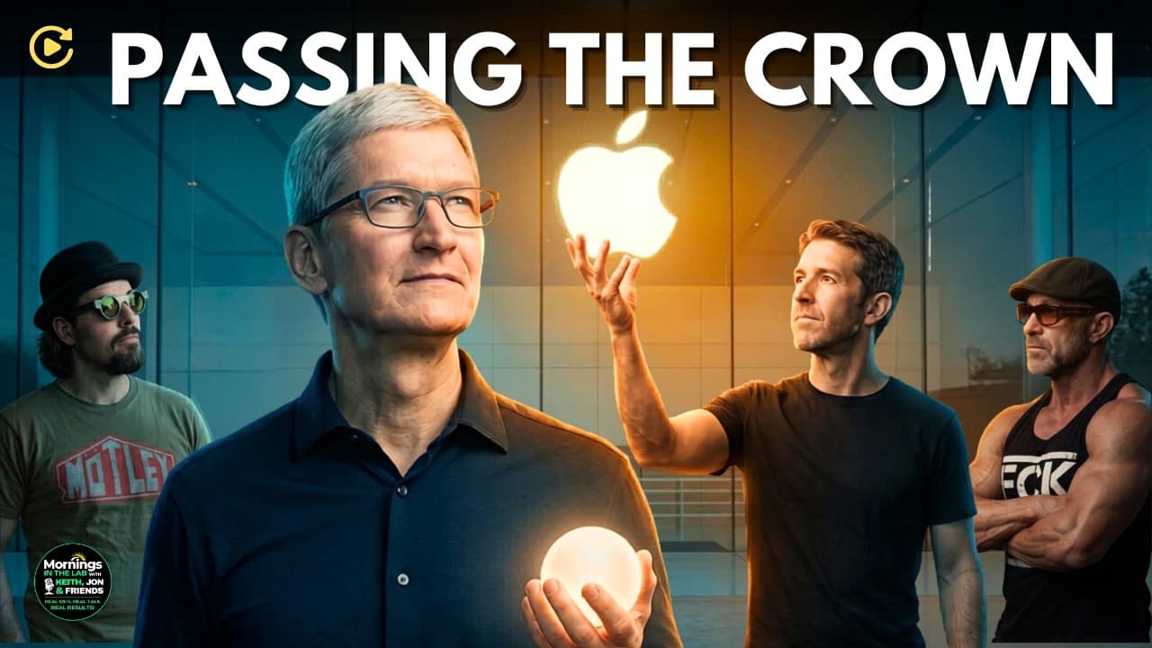 Tim Cook Is Stepping Down — A Masterclass in Leadership and Letting Go 📱