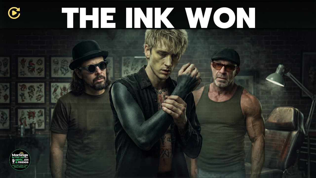 MGK's Blackout Tattoo Made Him Physically Sick 📱