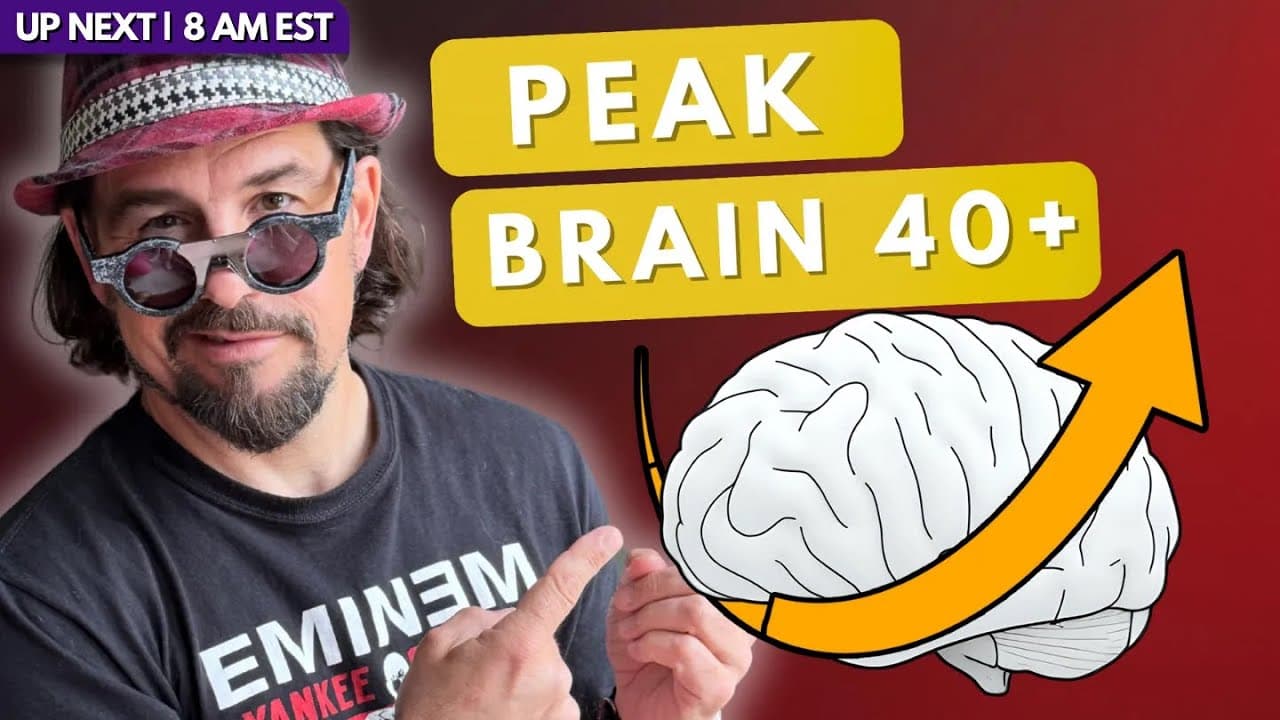 How to BIOHACK YOUR MORNING for peak mental performance after 40!!