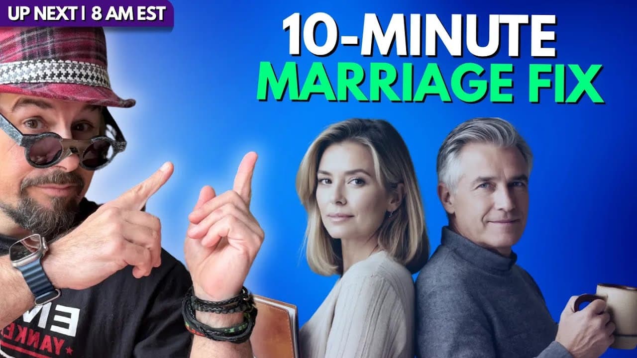 This 10-Minute Morning Habit Is SAVING Marriages in 2025 | Marriage Fix