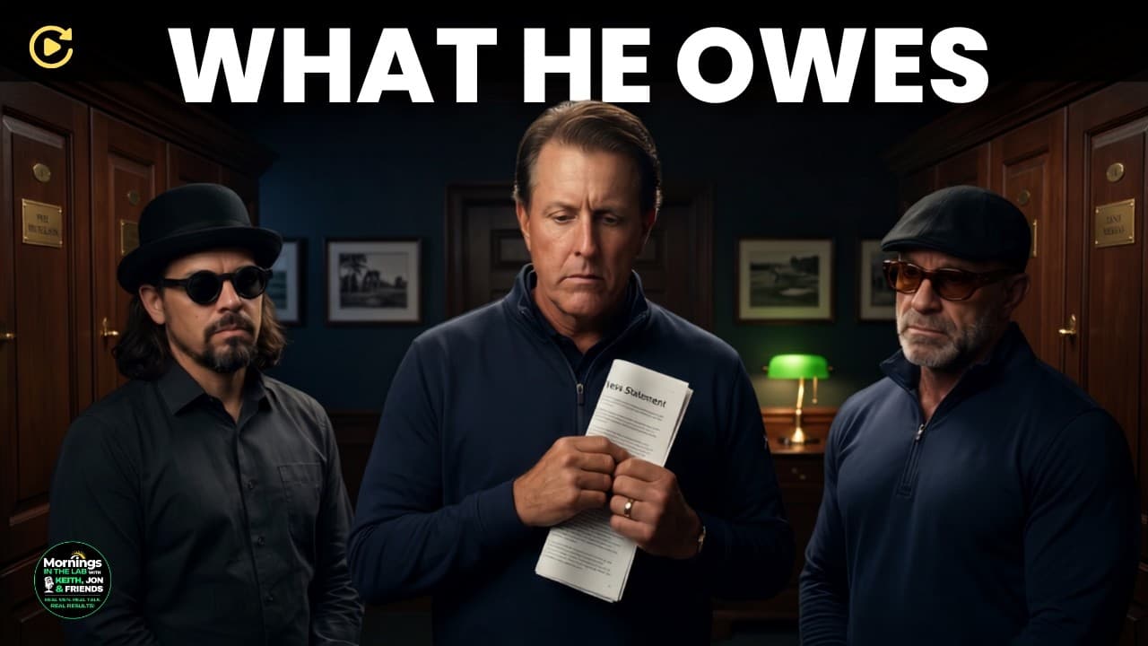 Phil Mickelson Got Caught — And Hid Behind His Wife 📱