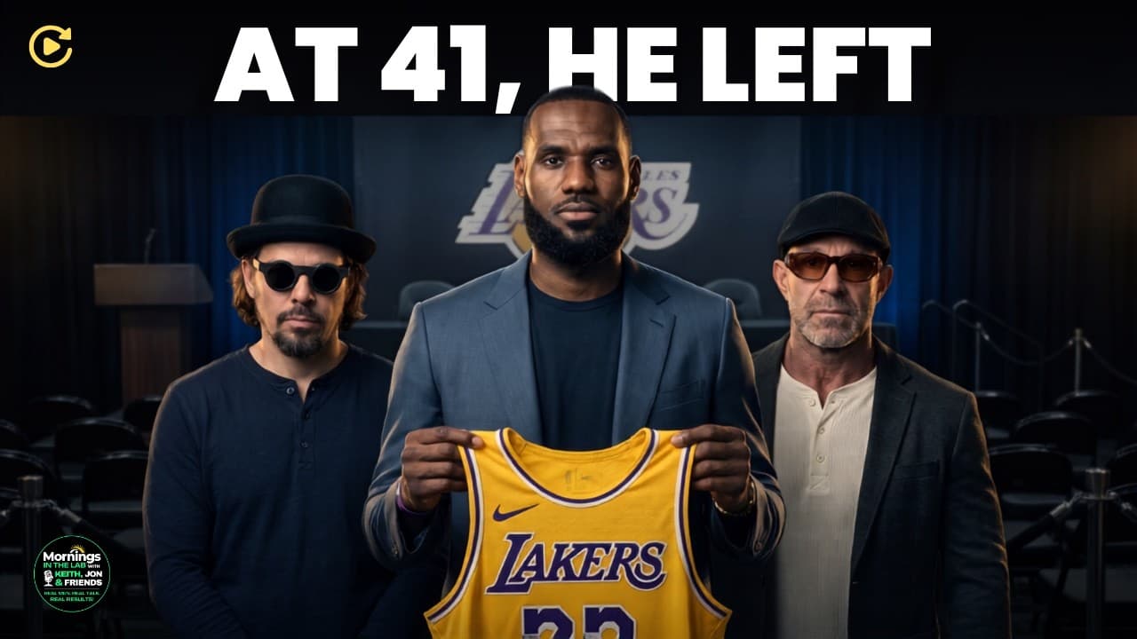 LeBron Walked Away From The Lakers At 41 📱