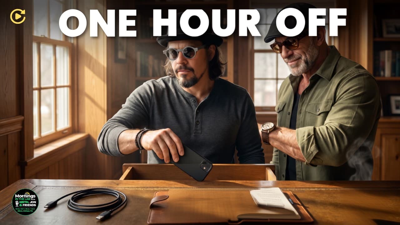How One Hour Without a Phone Rewires a Man's Day
